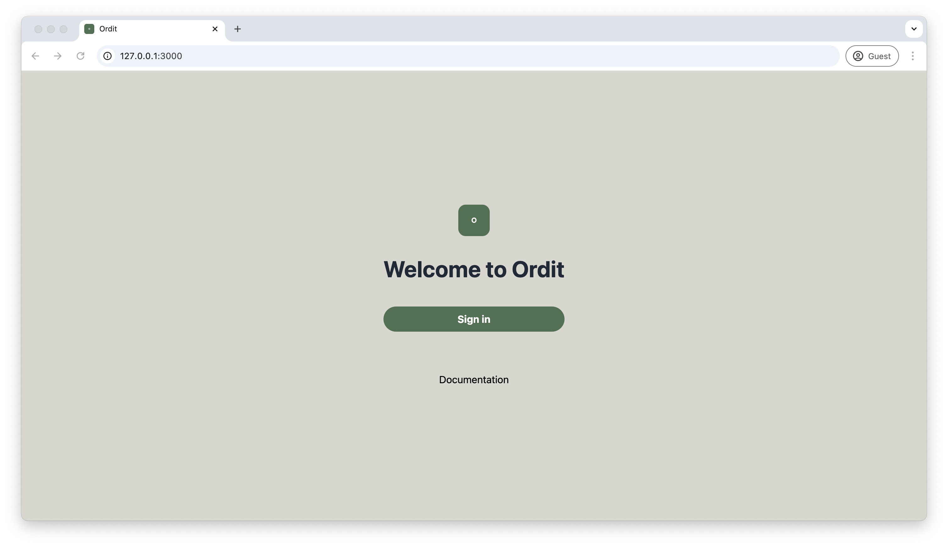Ordit Home Signed Out Image